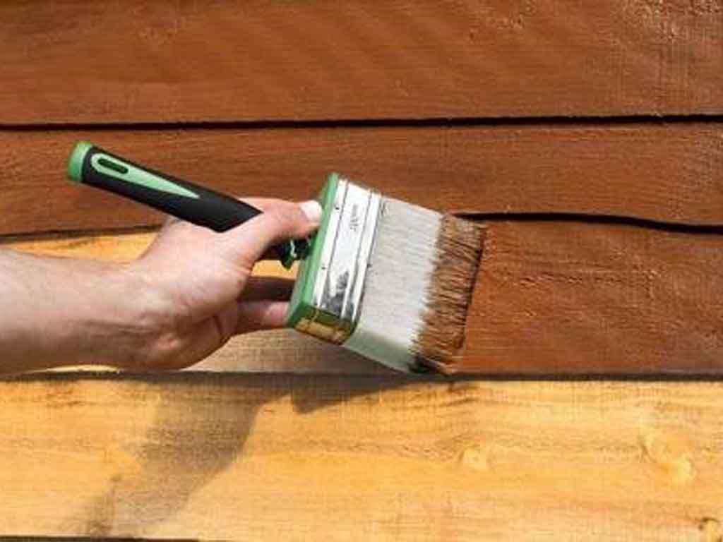 آموزش رنگ کردن چوب